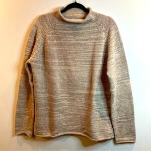 LEVI’S Sz XL Lambswool Blend Rolled Crew Neck Super Soft  Sweater